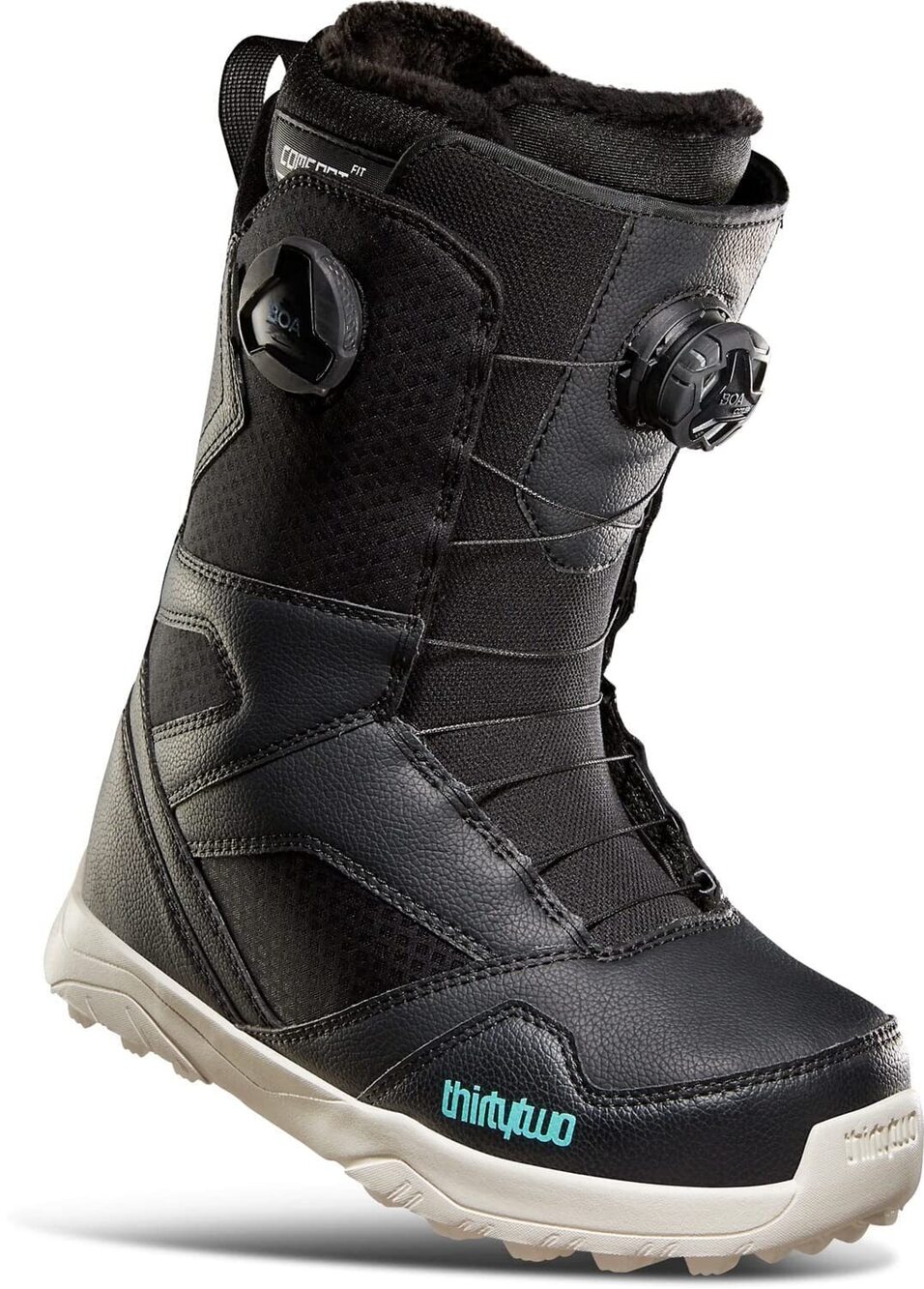 THIRTYTWO WOMEN'S STW DOUBLE BOA SNOWBOARD BOOTS - BLACK 9